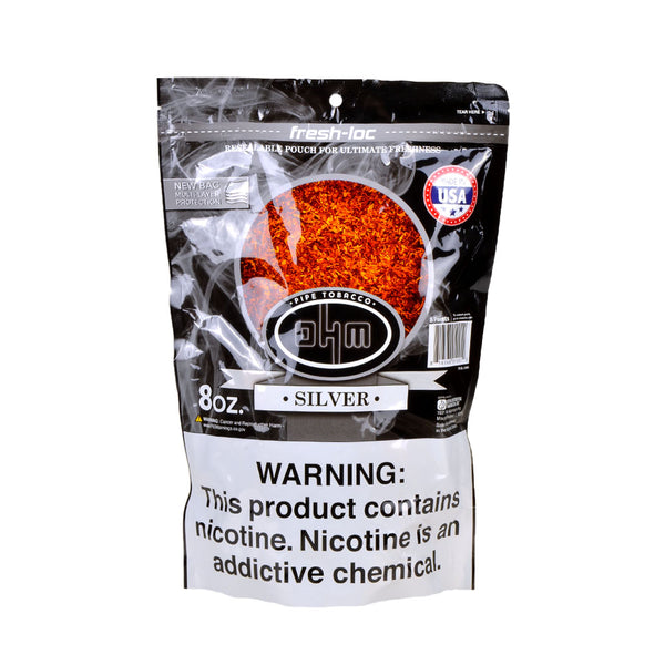 Close-up of OHM Silver Ribbon Cut Tobacco Texture for RYO and Pipes