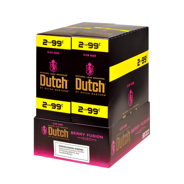 Dutch Masters Berry Fusion Cigarillos 30 Packs of 2 Bulk Box Display