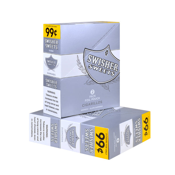 Natural Tobacco Leaf Detail of Swisher Sweets Diamond Cigarillo