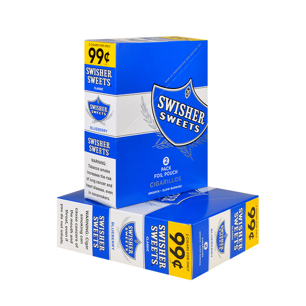 Swisher Sweets cigarillos Blueberry 99cents pre-priced-alt 1