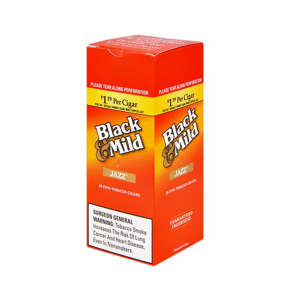Black & Mild Jazz Cigarillos 99c and $1.19 Pre-Priced Box Comparison