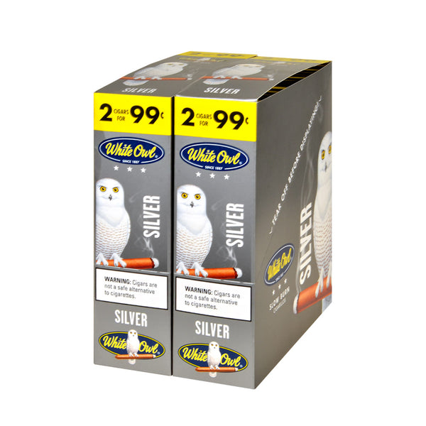 White Owl Silver FoilFresh 2-count Resealable Pouch Close-up