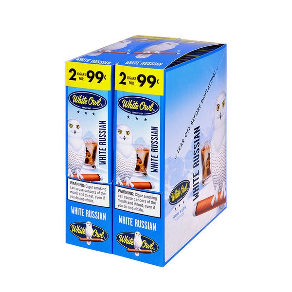 White Owl White Russian 2-Pack Resealable Foil Pouch Freshness Seal