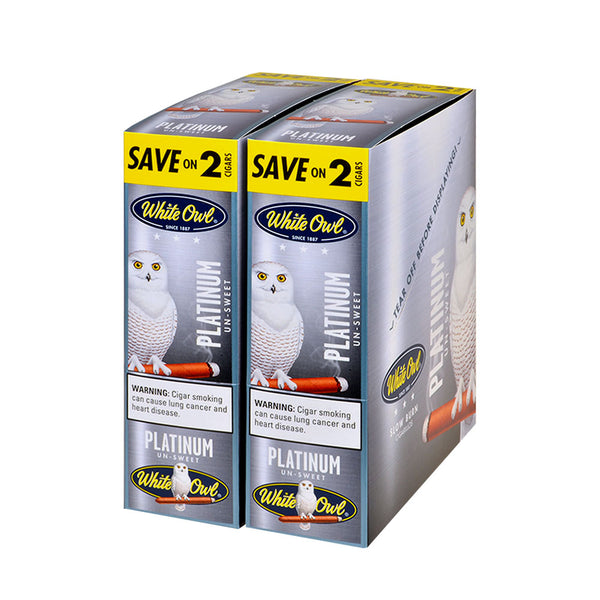 White Owl Platinum Foil Fresh 2-Pack Pouch Close-up View