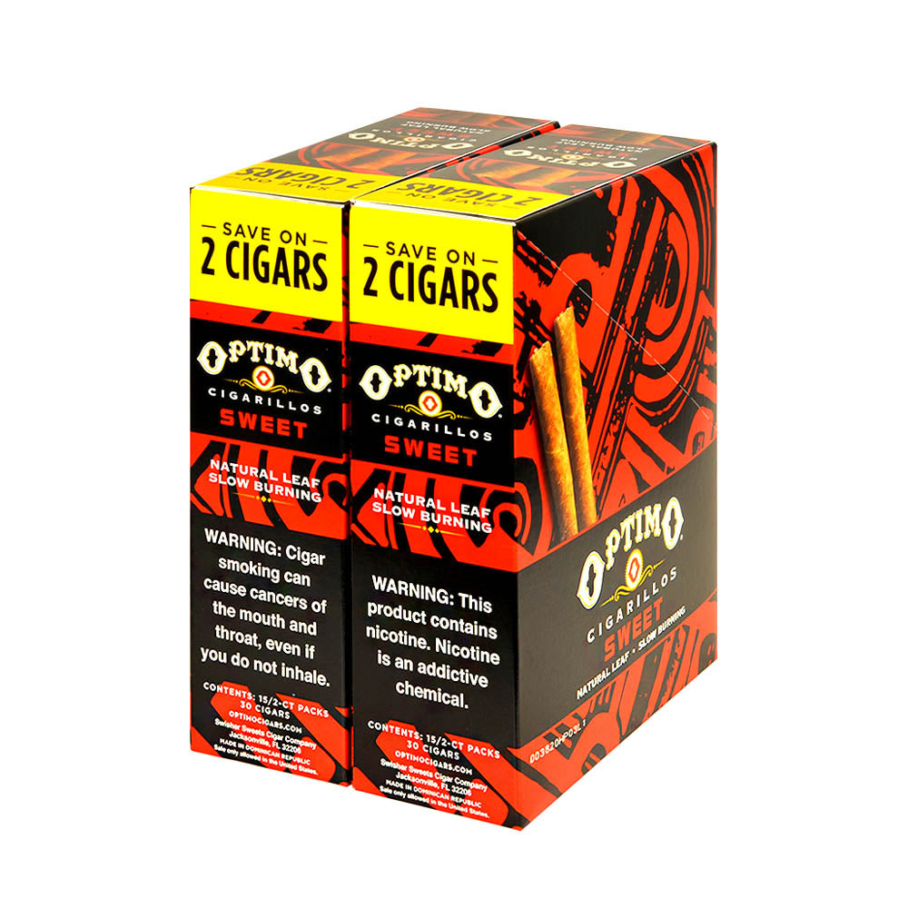 Optimo Cigarillos 30 Pouches of 2 Sweet – A2Z Tobacco