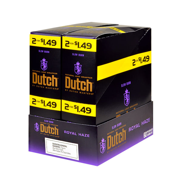 Dutch Masters Royal Haze Foil Pouch with 2 Grape and Honey Cigarillos