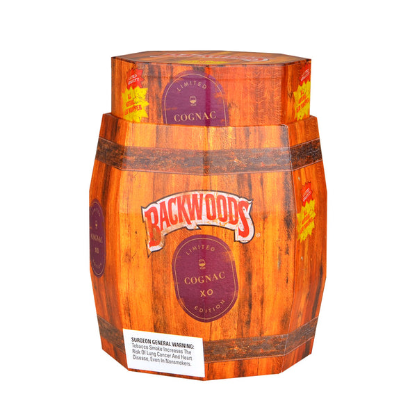 Backwoods Cognac XO Limited Edition 40 Count Cognac Barrel Packaging