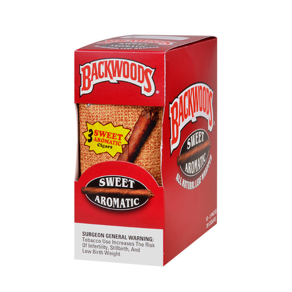 Macro Detail of Connecticut Broadleaf Wrapper on Backwoods Sweet Aromatic