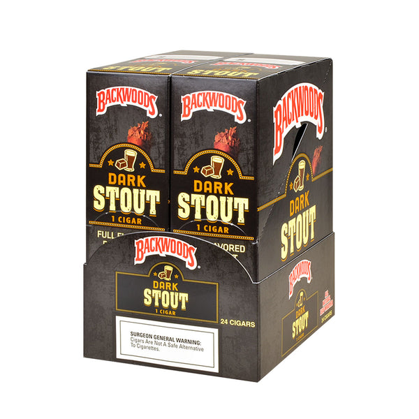 Backwoods Dark Stout 24 Count Singles Individual Cigar Box