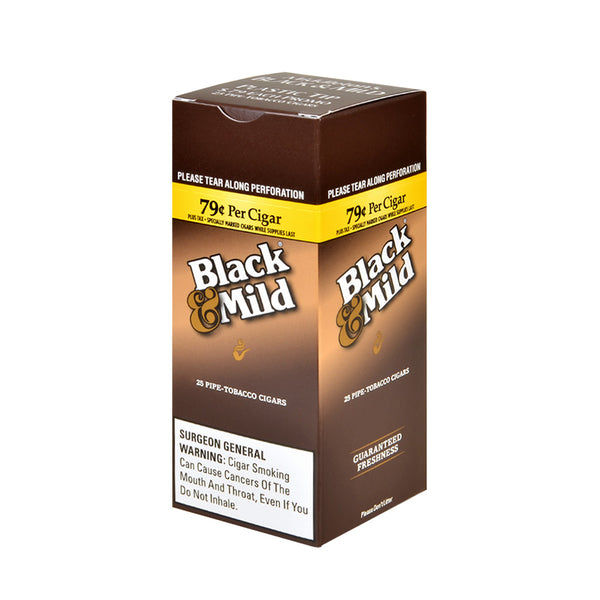 Middleton's Black & Mild Regular 99c Pre-Priced Promotional Box Packaging