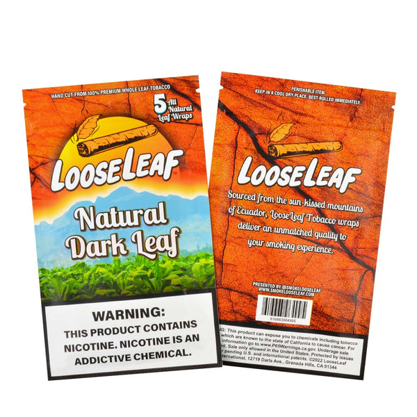 Loose Leaf Russian Cream Wraps 8 Packs of 5 Box