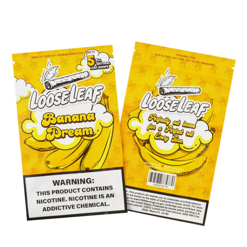 Loose Leaf Wraps 8 packs of 5 Whole Leaf Wraps A2Z Tobacco