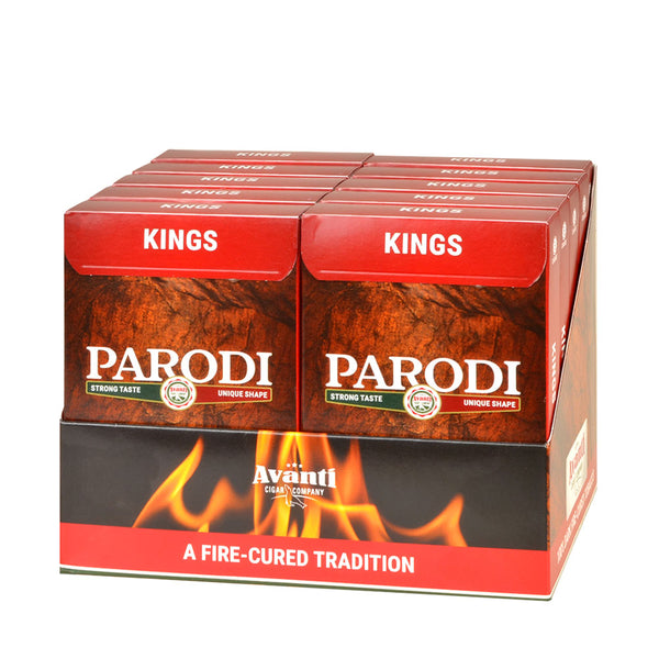 Parodi Avanti Kings Cigars 10 Pack of 5 Box Packaging - 50 Count Bulk Tobacco Stock