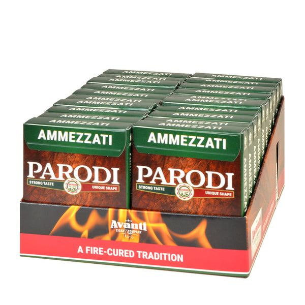 Parodi Ammezzati Cigars 20 Packs of 5 Display Box 100 Count Bulk Pack