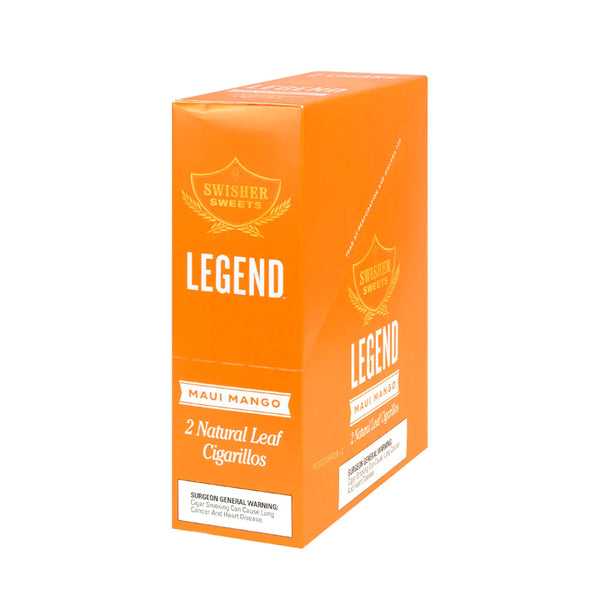 Swisher Sweets Legend Maui Mango 15/2pk Display Box 30 Count