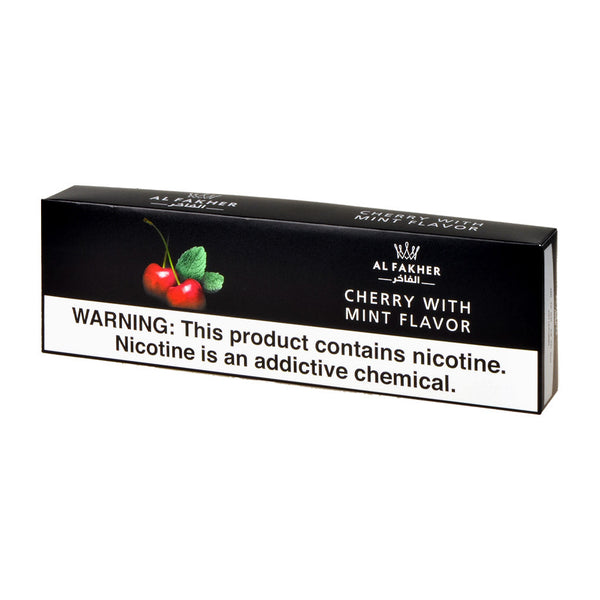 Al Fakher Cherry With Mint Hookah Shisha Tobacco packaging in 50g and 250g sizes