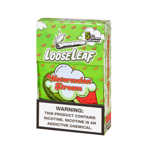 Loose Leaf Peach Dream 8 Pack Display Box Front View