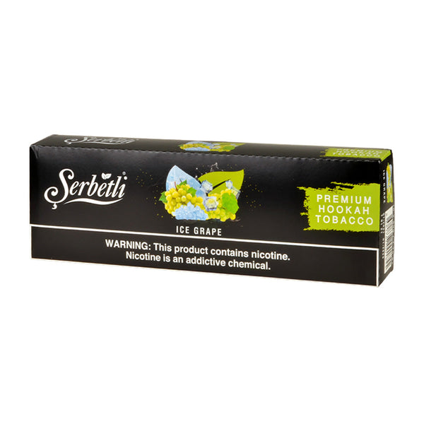 Serbetli Premium Hookah Tobacco Ice Grape 250g Box Packaging - Turkish Shisha