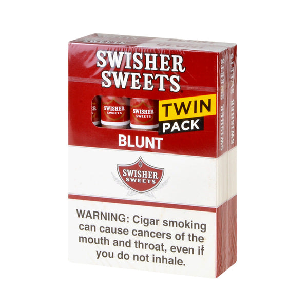 Close-up of Swisher Sweets Regular Blunt Cigar Natural Leaf Wrapper Texture