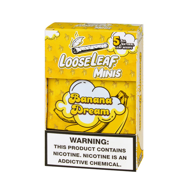 Loose Leaf Mini Wraps 8 Packs of 5 Display Box Front View