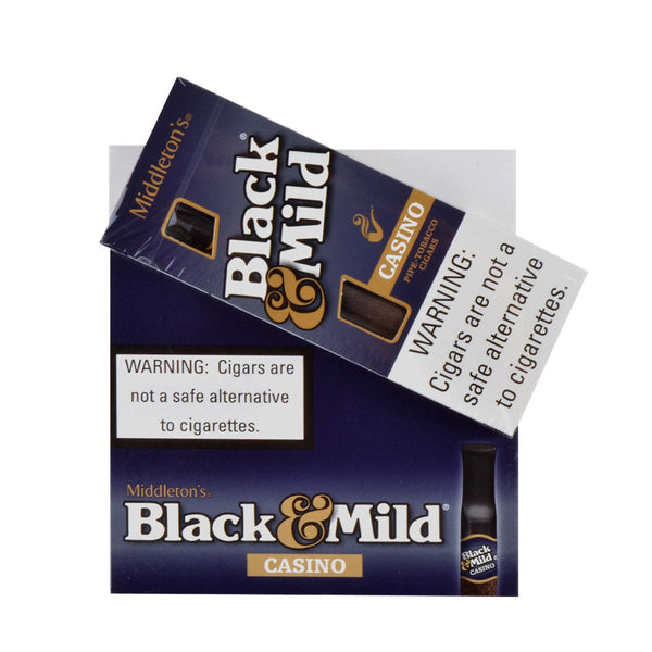 Black & Mild Casino Cigars 25 Count Upright Box Display