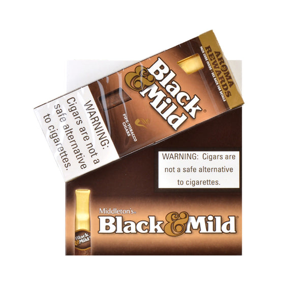 Black & Mild Regular Cigars Box of 25 Bulk Packaging for Sale