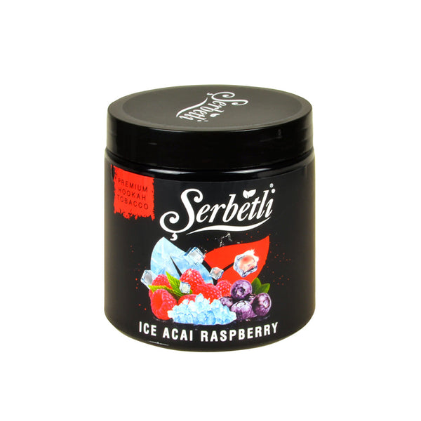 Serbetli Premium Hookah Tobacco 250g Box - Ice Acai Raspberry Shisha Flavor