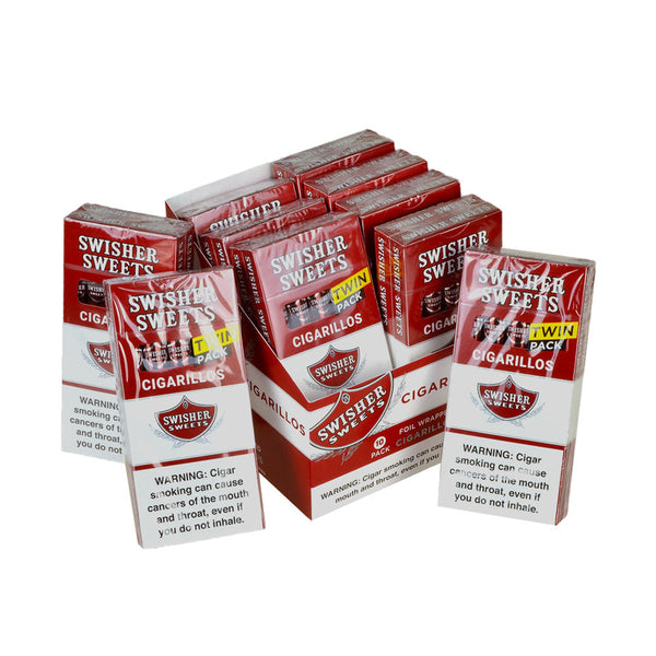 Close-up of Swisher Sweets Regular Flavor Twin Pack Foil Pouch