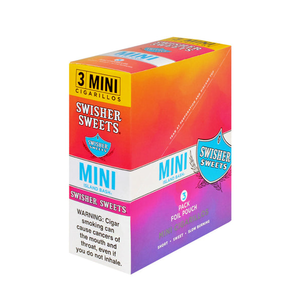 Swisher Sweets Mini Cigarillos Island Bash 3 for 2 - 15 Pouch Display Box