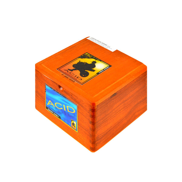 Acid Deep Dish Cigars Box of 24 Front View - Drew Estate Blue Label