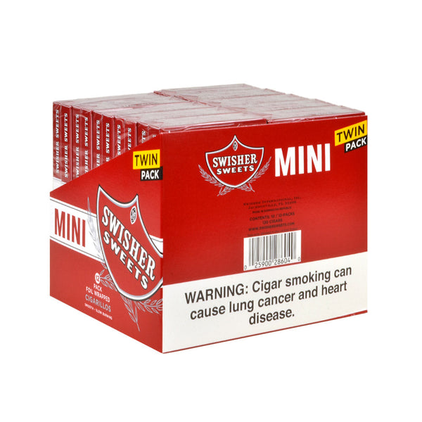 Swisher Sweets Mini Cigarillos Resealable Foil Pouch 6 Count Packaging