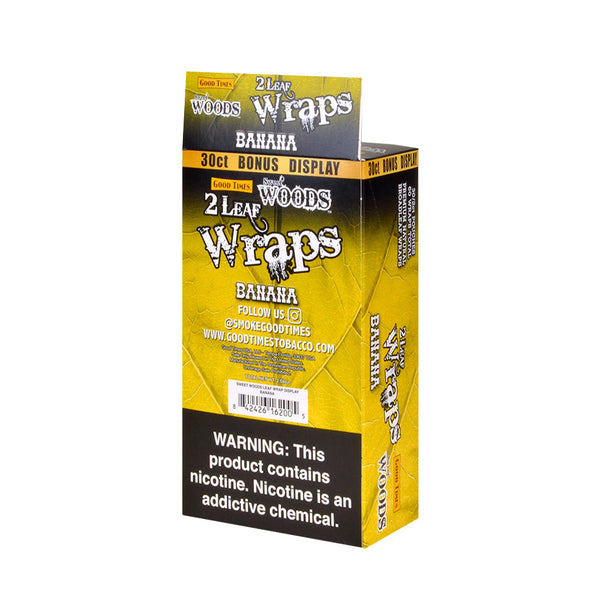 Good Times Sweet Woods Banana Natural Leaf Wrap Individual Pouch