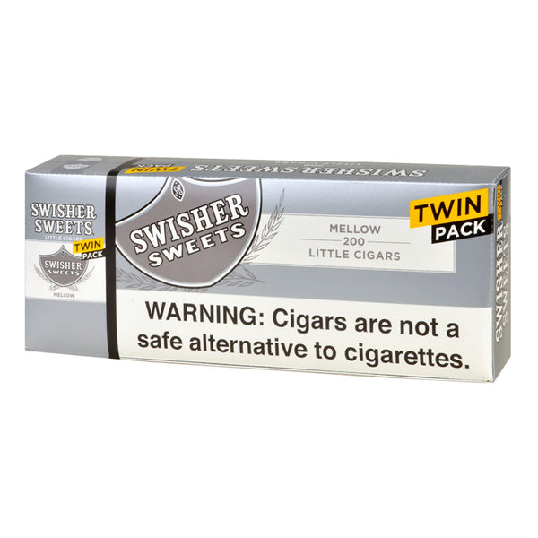 Swisher Sweets Little Cigars 100mm Twin Pack 200ct Bulk Box Front View