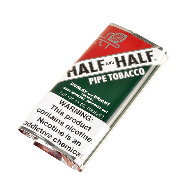 Single 1.5oz Pouch of Half and Half Burley and Bright Pipe Tobacco