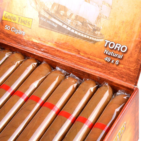 Open Box of 50 Good Days Factory Rejects Toro Cigars