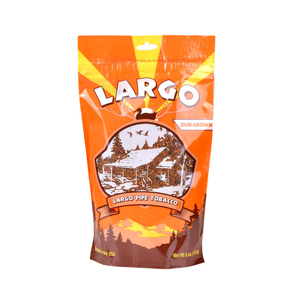 Largo Natural Pipe Tobacco 1 lb Bag packaging details and brand logo