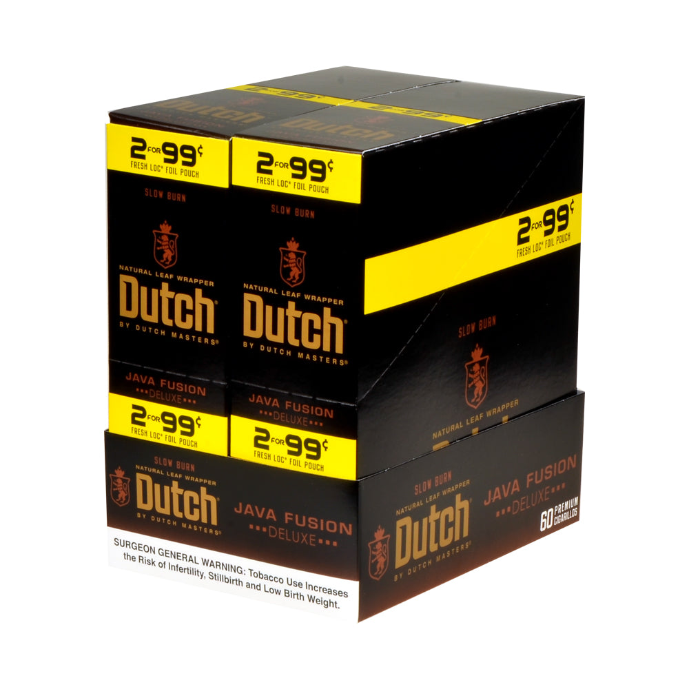 Dutch Masters | Foil Fresh Java Fusion Cigarillos 30 Packs of 2 – A2Z ...
