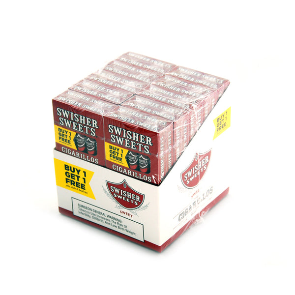 Swisher Sweets Twin Cigarillos B1G1 Value Pack 100 Count Box