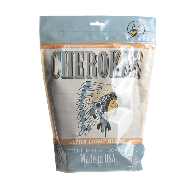 Cherokee Silver 1lb Bag Ribbon Cut Pipe Tobacco Texture Detail