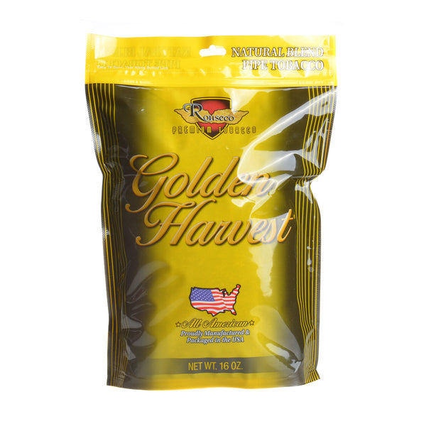 Golden Harvest Natural Blend Pipe Tobacco 16 oz Resealable Bag