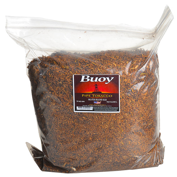 Buoy Silver Pipe Tobacco 6oz Bag Packaging Details and Labeling