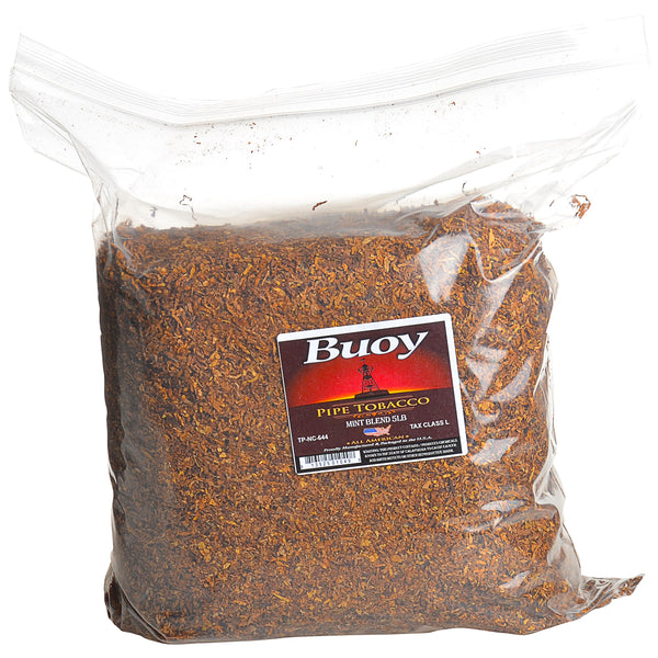 Buoy Pipe Tobacco Mint Flavor Comparison: 6oz, 16oz, and 5lb Bulk Bags