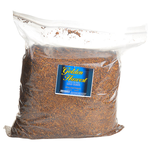 Golden Harvest Mild Blend Pipe Tobacco 6 oz Bag Detail