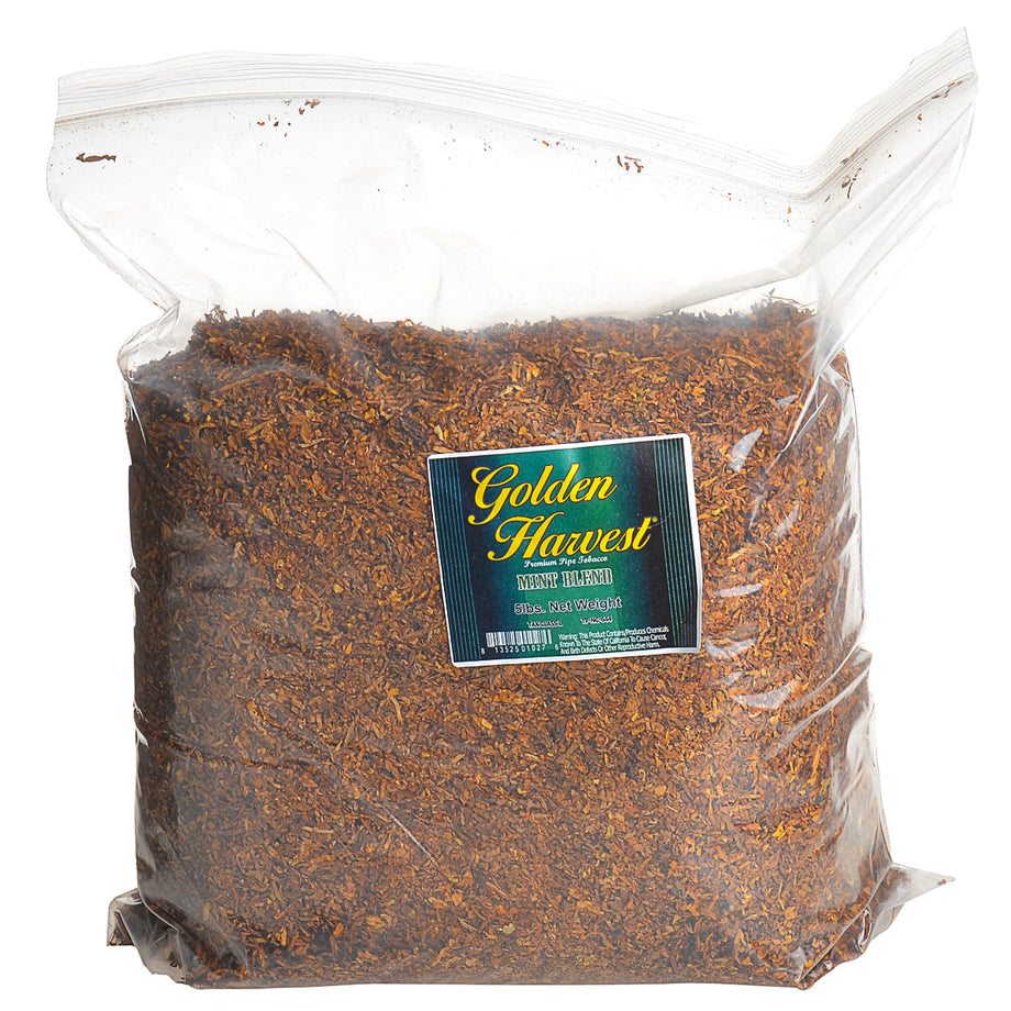 golden harvest pipe tobacco 1 lb mint 1lb (16oz) Golden Harvest Mint Pipe Tobacco