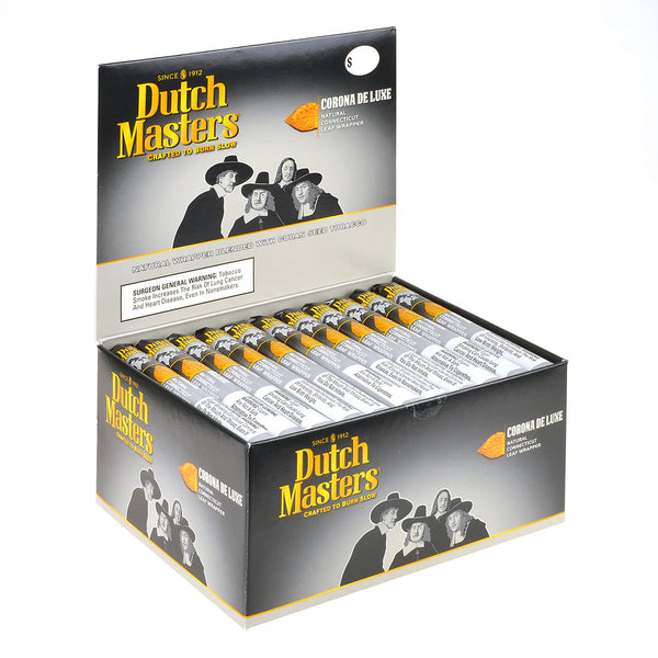 Dutch Masters Corona De Luxe Cigars Box of 55 with Natural Leaf Wrapper and Caribbean Basin Filler