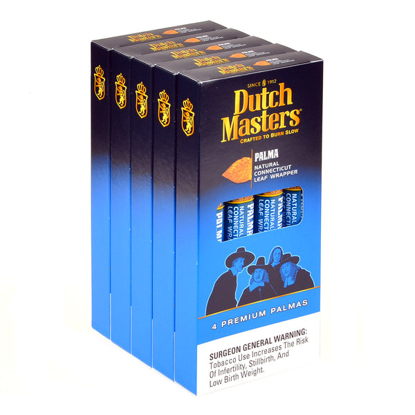 Dutch Masters Palma Cigars Individual Packaging and Texture Detail - Caribbean Basin Cuban Seed Filler