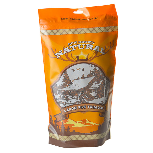 Largo Natural Pipe Tobacco 16 oz Resealable Bag Front View