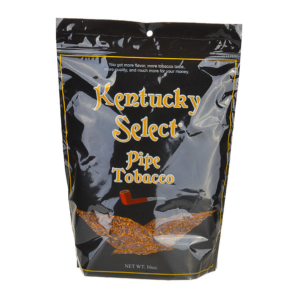 Kentucky Select Gold Pipe Tobacco 16oz (1lb) Resealable Bag Front View