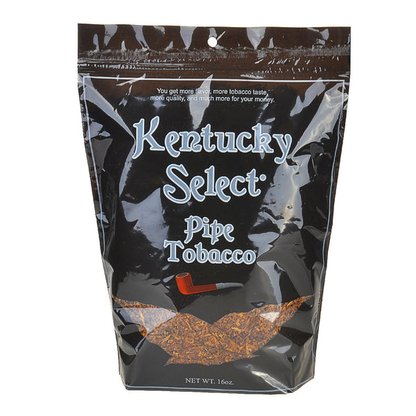 Kentucky Select Silver Pipe Tobacco 16oz Bag - Ultra Light Domestic Blend Front View