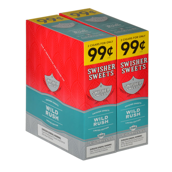 Swisher Sweets Wild Rush 99 Cent Pre-Priced Foil Pouch Detail